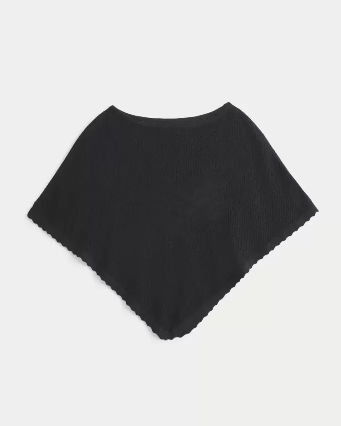 Lätt blommig poncho Lätt blommig poncho