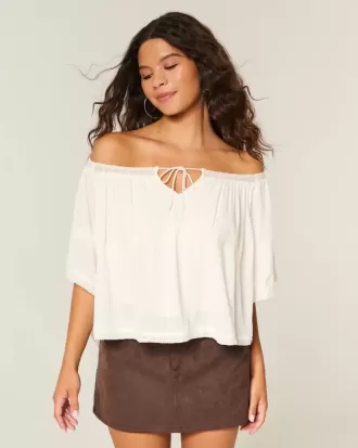 Lätt Crinkle Poncho