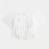 Lätt Crinkle Poncho