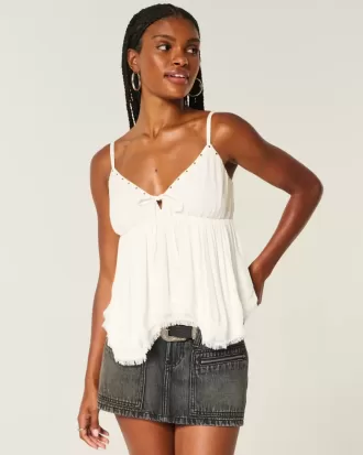 Lätt dubbad Babydoll Top