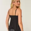 Lätt dubbad Babydoll Top Lätt dubbad Babydoll Top