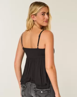Lätt dubbad Babydoll Top