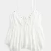Lätt dubbad Babydoll Top Lätt dubbad Babydoll Top
