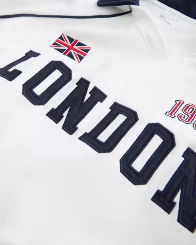Lätt London grafisk fotbollströja Lätt London grafisk fotbollströja
