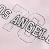 Lätt off-the-shoulder Los Angeles grafisk tröja Lätt off-the-shoulder Los Angeles grafisk tröja