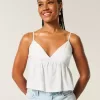 Lätt Paisley mönster Babydoll Top Lätt Paisley mönster Babydoll Top