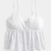 Lätt Paisley mönster Babydoll Top Lätt Paisley mönster Babydoll Top