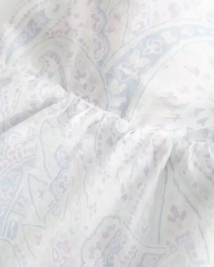 Lätt Paisley mönster Babydoll Top Lätt Paisley mönster Babydoll Top