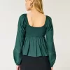 Lätt Ruched Bust Babydoll Top Lätt Ruched Bust Babydoll Top