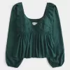 Lätt Ruched Bust Babydoll Top Lätt Ruched Bust Babydoll Top