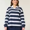Lätt Teddy Bear Grafisk Rugby Polo