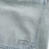Lätt tvätt Halvlånga Skater Baggy Jeans Lätt tvätt Halvlånga Skater Baggy Jeans