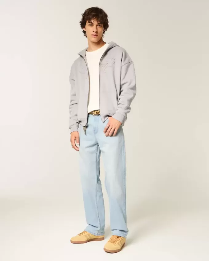 Lätt tvätta baggy jeans Lätt tvätta baggy jeans