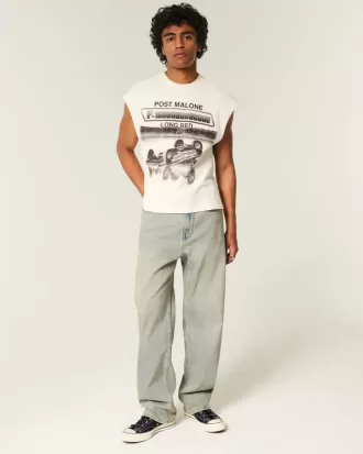Lätt tvätta baggy jeans
