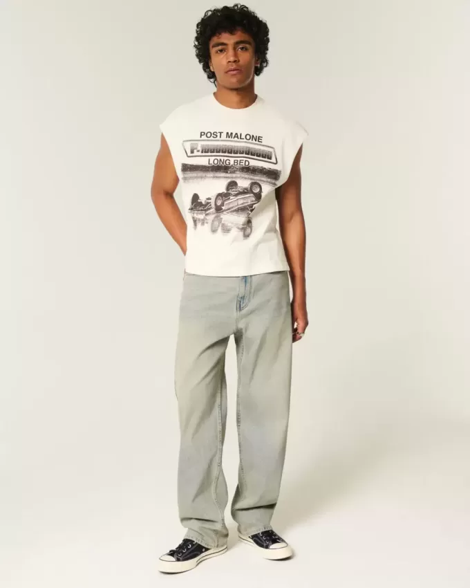Lätt tvätta baggy jeans Lätt tvätta baggy jeans