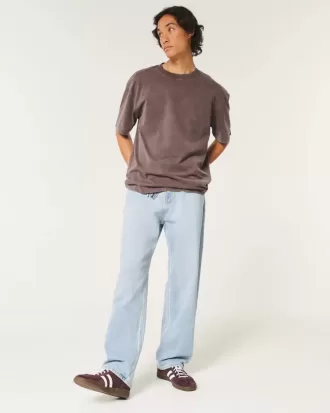 Lätt tvätta baggy jeans