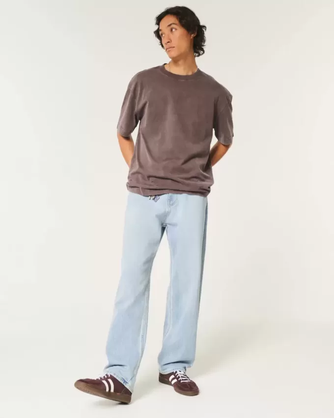 Lätt tvätta baggy jeans Lätt tvätta baggy jeans