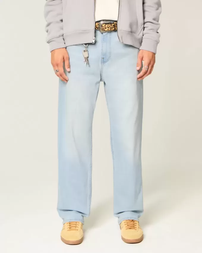 Lätt tvätta baggy jeans Lätt tvätta baggy jeans