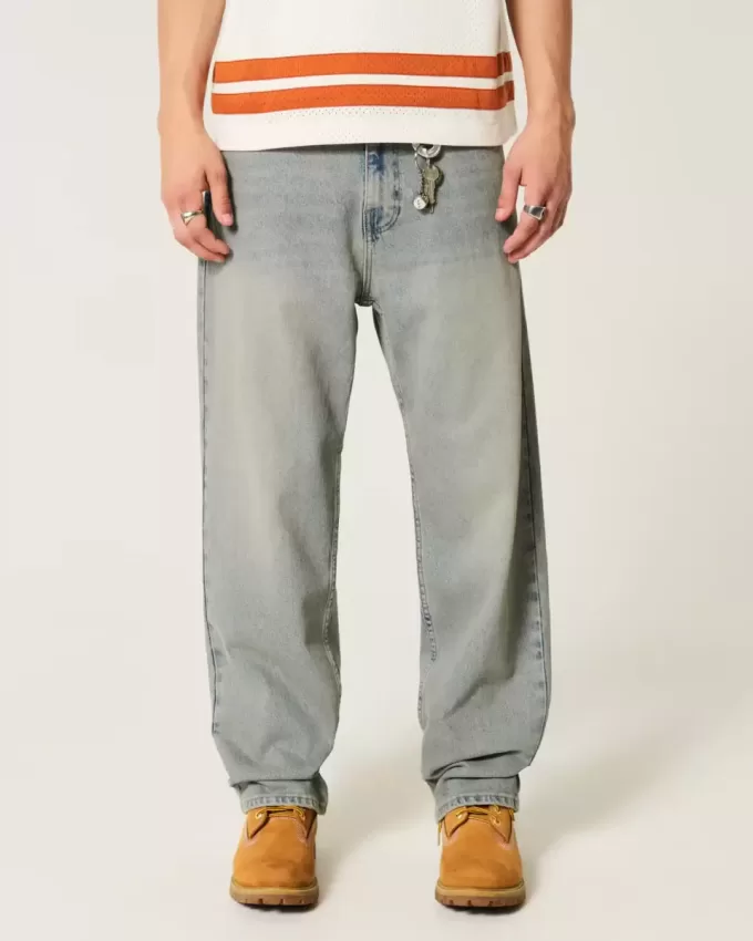 Lätt tvätta baggy jeans Lätt tvätta baggy jeans