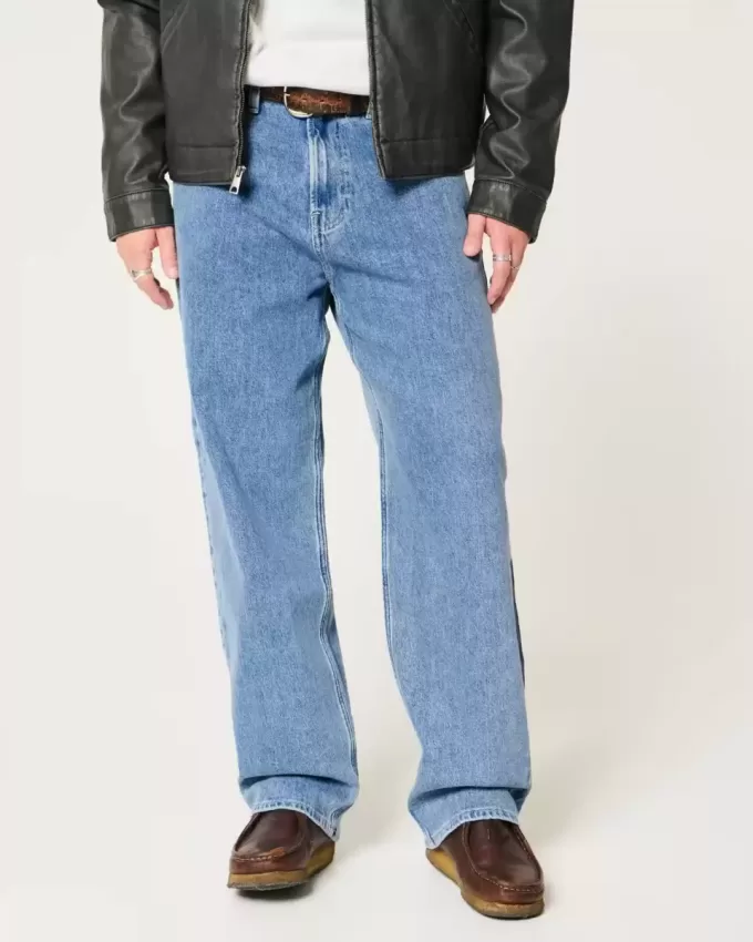 Lätt tvätta baggy jeans Lätt tvätta baggy jeans