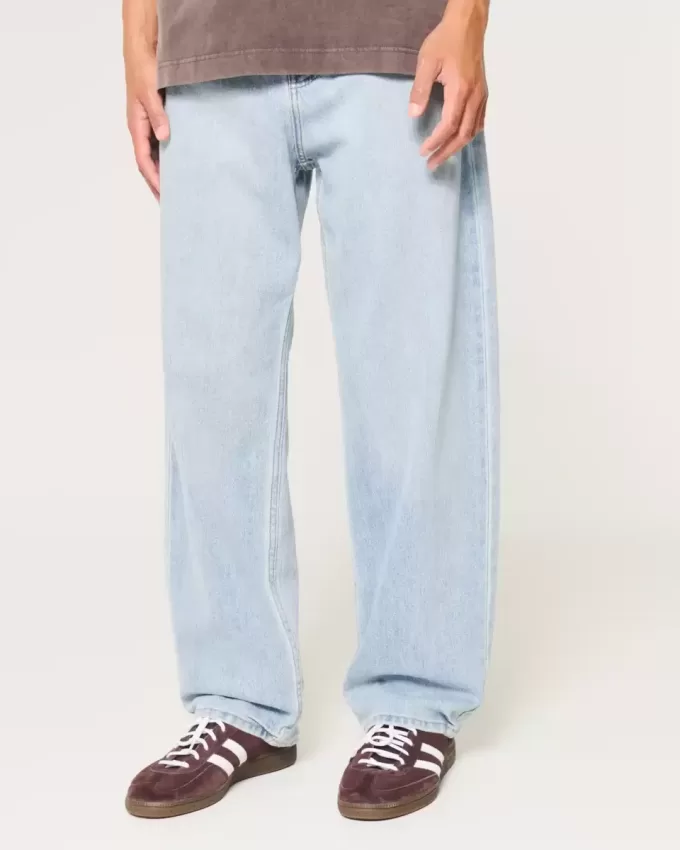 Lätt tvätta baggy jeans Lätt tvätta baggy jeans