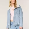 Lätt tvättad jeansjacka Lätt tvättad jeansjacka