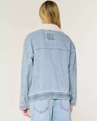 Lätt tvättad jeansjacka