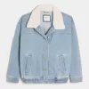 Lätt tvättad jeansjacka Lätt tvättad jeansjacka