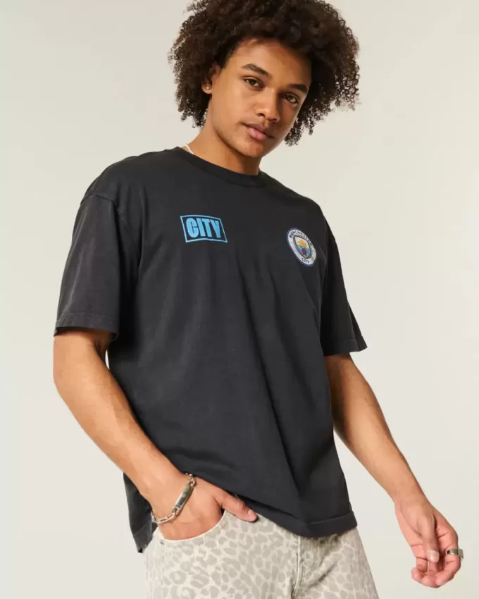 Manchester City grafisk tröja