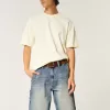 Medium Wash Baggy Denim Painter Shorts