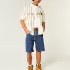 Medium Wash Baggy jeansshorts
