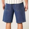 Medium Wash Baggy jeansshorts