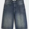 Medium Wash Denim Half Pants Medium Wash Denim Half Pants