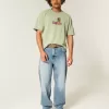 Medium Wash Skater Baggy Jeans Medium Wash Skater Baggy Jeans