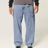 Medium Wash Skater Baggy Jeans Medium Wash Skater Baggy Jeans