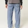 Medium Wash Skater Baggy Jeans Medium Wash Skater Baggy Jeans