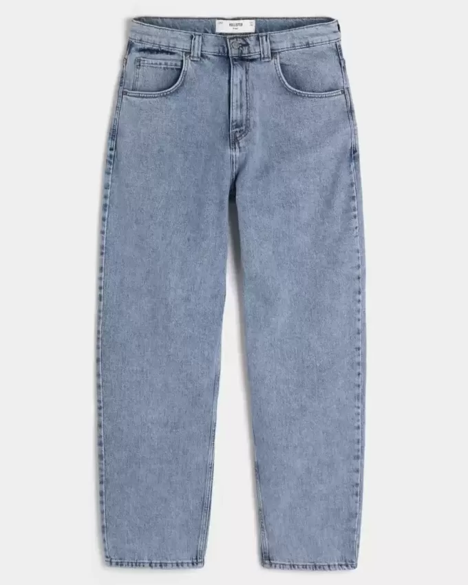 Medium Wash Skater Baggy Jeans Medium Wash Skater Baggy Jeans