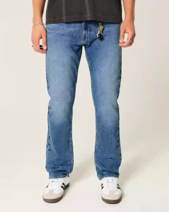 Medium Wash Slim Raight Jeans