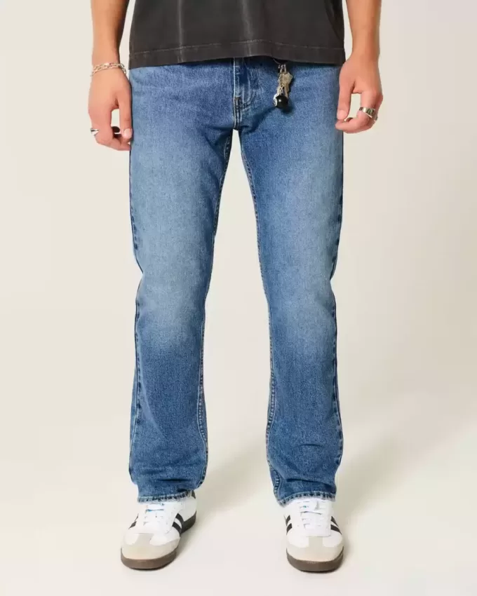 Medium Wash Slim Raight Jeans Medium Wash Slim Raight Jeans