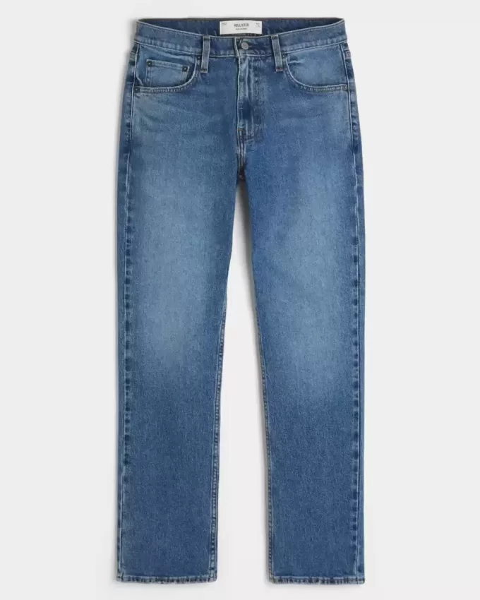 Medium Wash Slim Raight Jeans Medium Wash Slim Raight Jeans