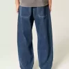 Medium Wash Star Graphic Skater Baggy Jeans Medium Wash Star Graphic Skater Baggy Jeans