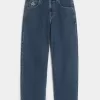Medium Wash Star Graphic Skater Baggy Jeans Medium Wash Star Graphic Skater Baggy Jeans