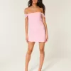 Mesh Off-the-Soulder Bodycon Klänning Mesh Off-the-Soulder Bodycon Klänning
