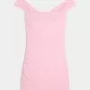 Mesh Off-the-Soulder Bodycon Klänning Mesh Off-the-Soulder Bodycon Klänning