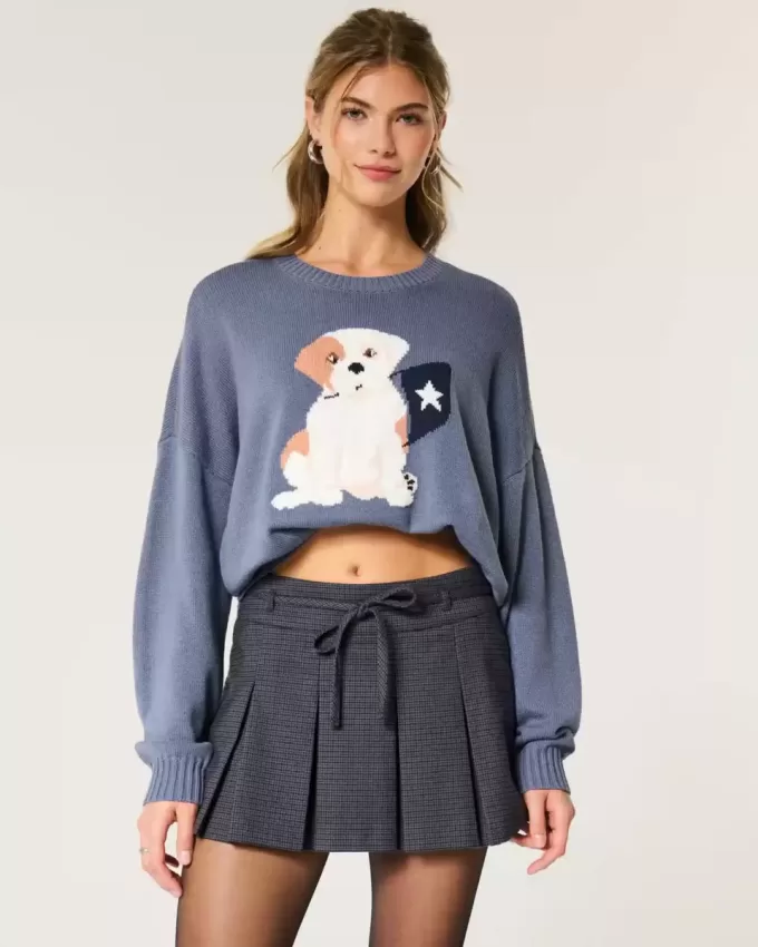 Mid-Rise Plisserat Mini Skort Mid-Rise Plisserat Mini Skort