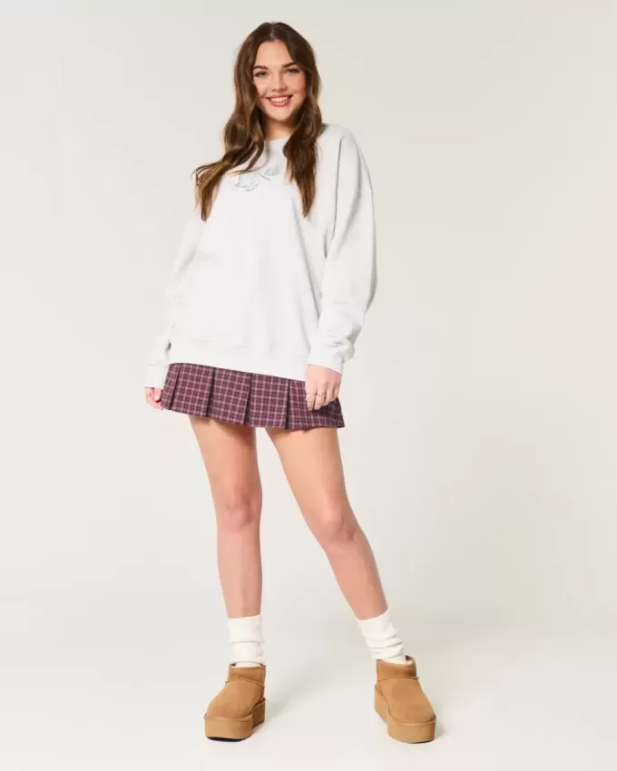 Mid-Rise Plisserat Mini Skort Mid-Rise Plisserat Mini Skort