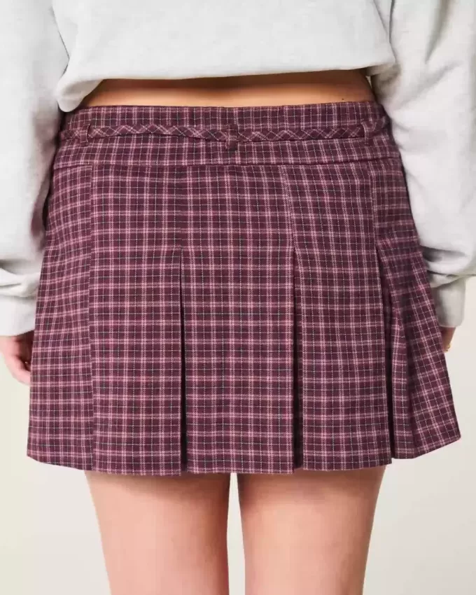 Mid-Rise Plisserat Mini Skort Mid-Rise Plisserat Mini Skort