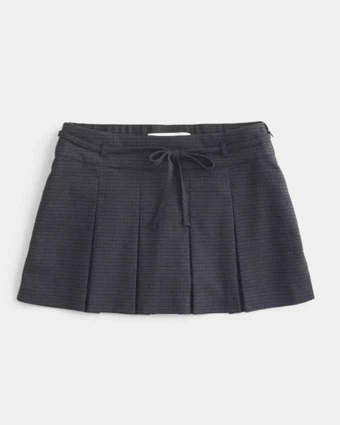 Mid-Rise Plisserat Mini Skort Mid-Rise Plisserat Mini Skort