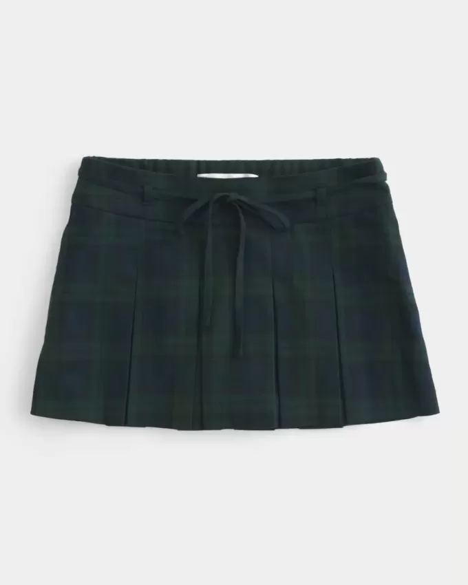 Mid-Rise Plisserat Mini Skort Mid-Rise Plisserat Mini Skort