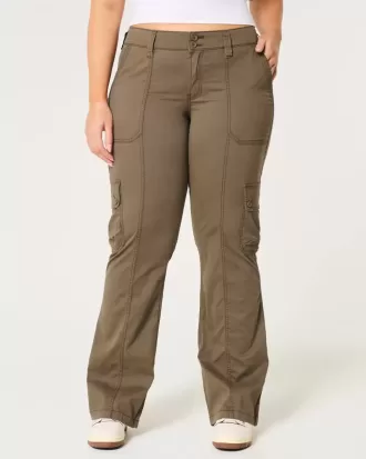 Mid-Rise Relaxed Cargo Boot Byxor